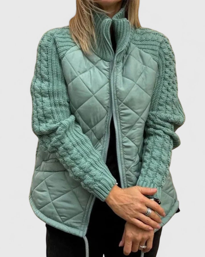 SOPHIA – COZY QUILTED KNIT JACKET