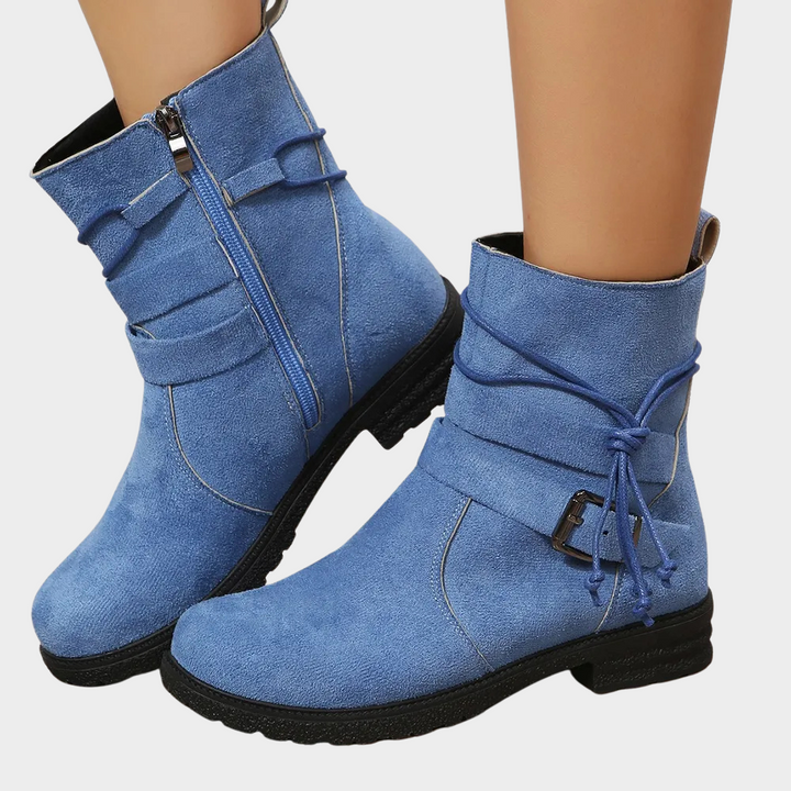 Delaney | Low Heel Ankle Boots