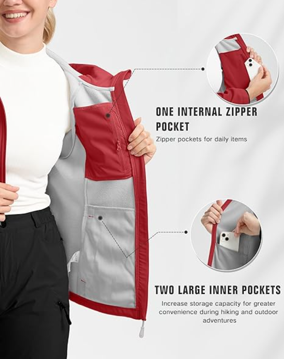 Raya | Wool-Lined Waterproof Softshell Jacket