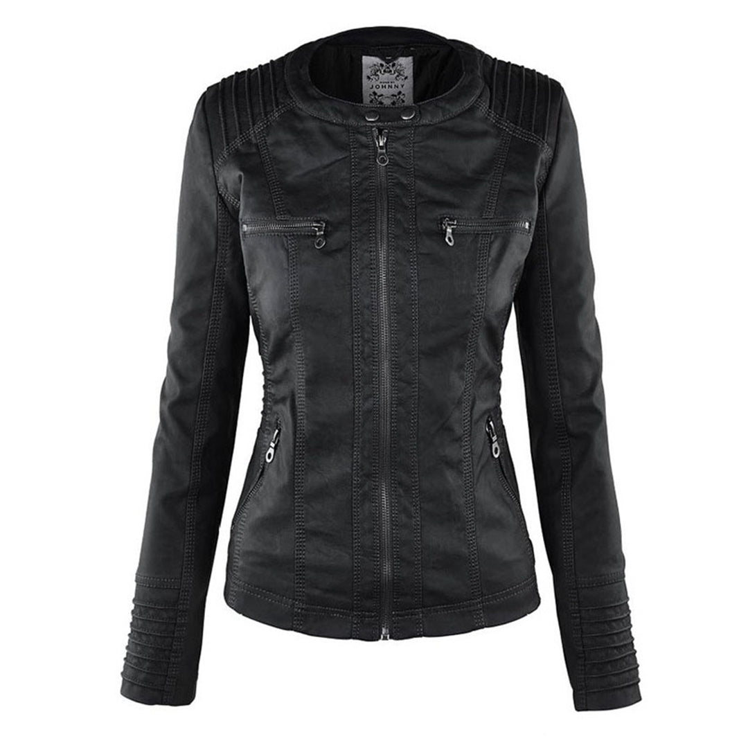 Chloe™ | Soft Leather-Look Jacket