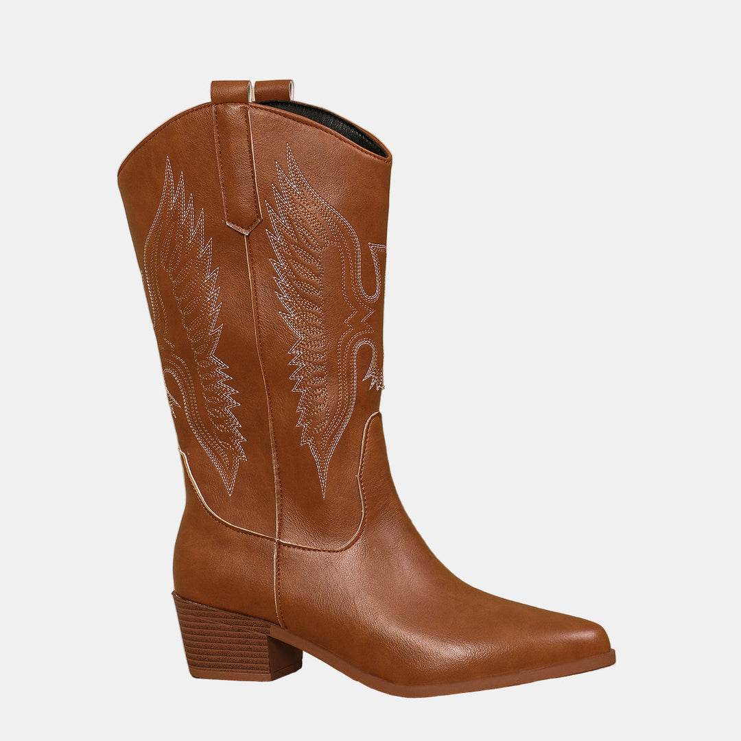 Emery | Block Heel Cowboy Boots