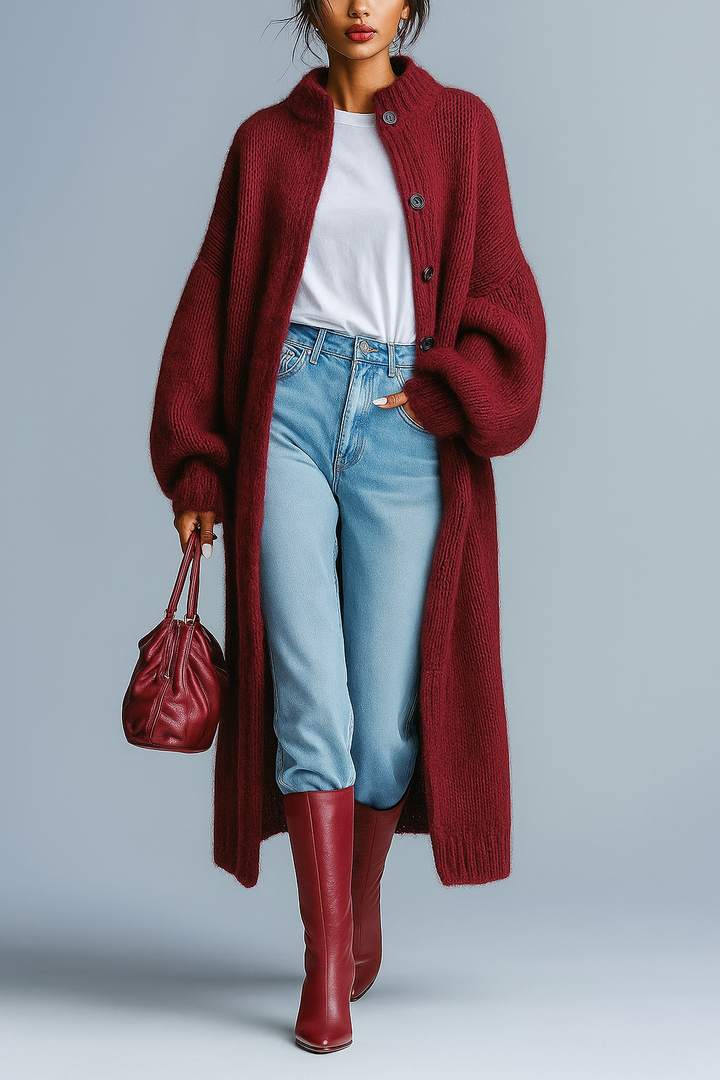 Florence | Cozy Knit Longline Cardigan