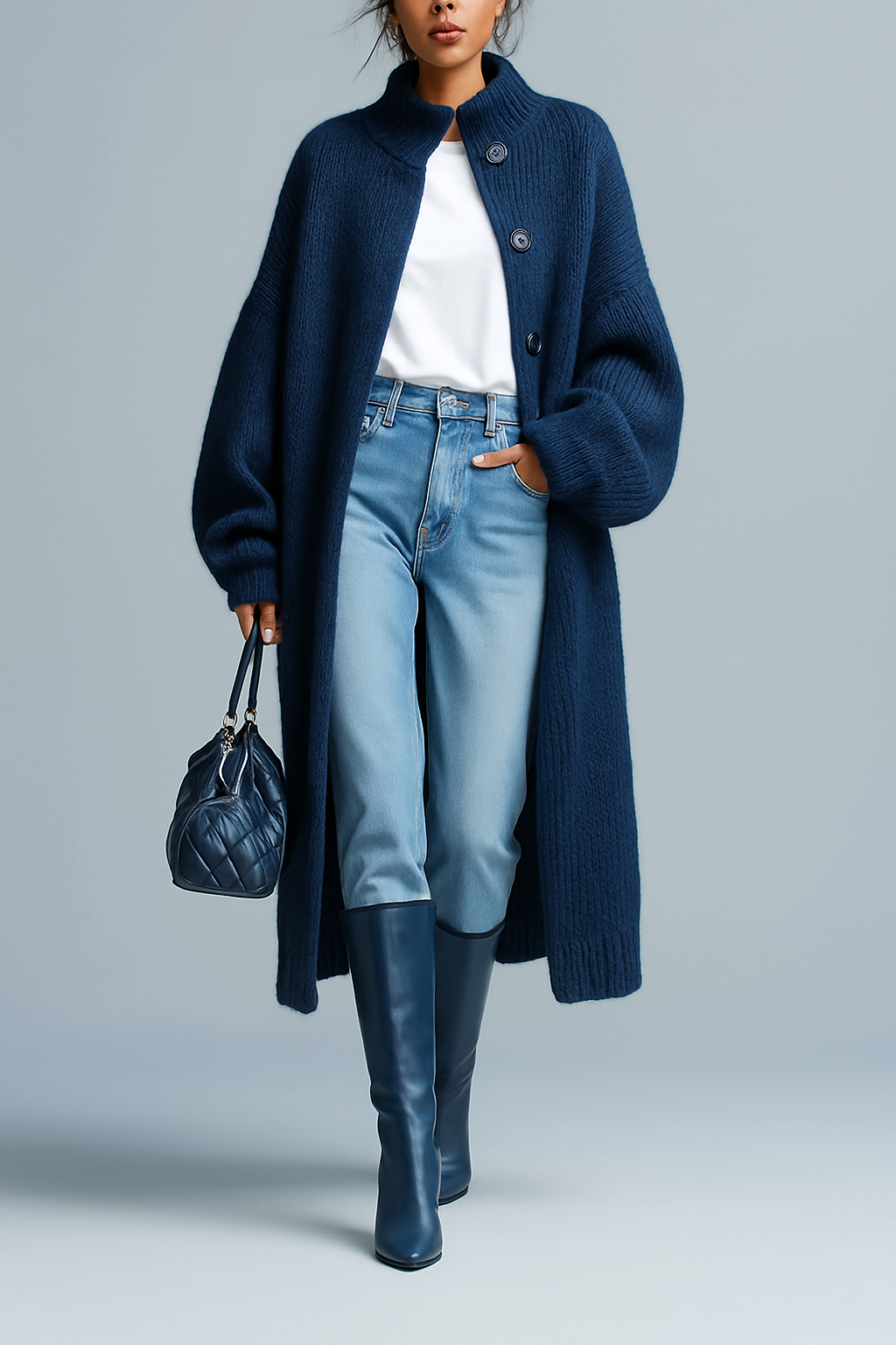 Florence | Cozy Knit Longline Cardigan