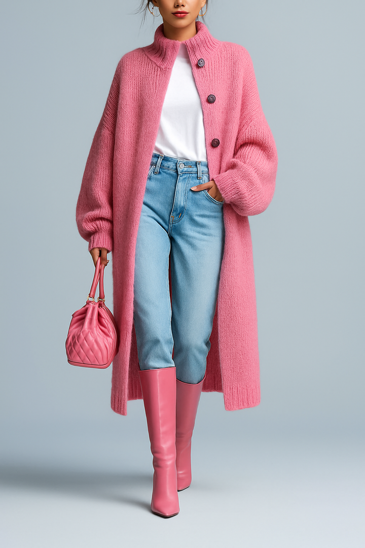 Florence | Cozy Knit Longline Cardigan