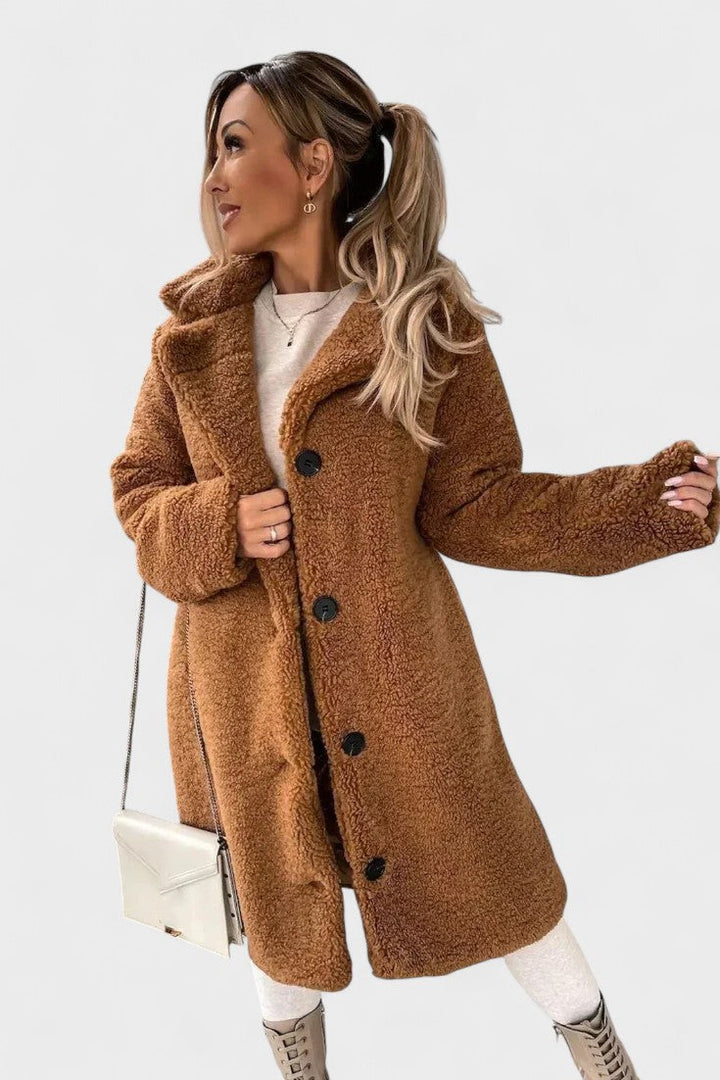 Eliana™ – Luxury Teddy Coat for Cold Days