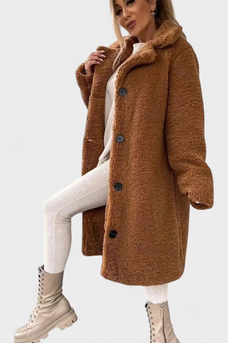 Eliana™ – Luxury Teddy Coat for Cold Days