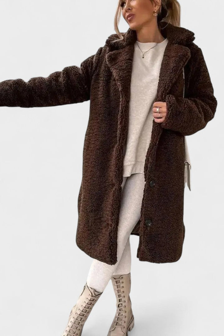 Eliana™ – Luxury Teddy Coat for Cold Days