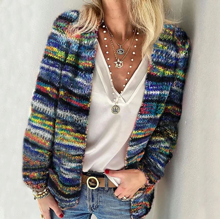 Niamh | Vibrant and Cozy Cardigan