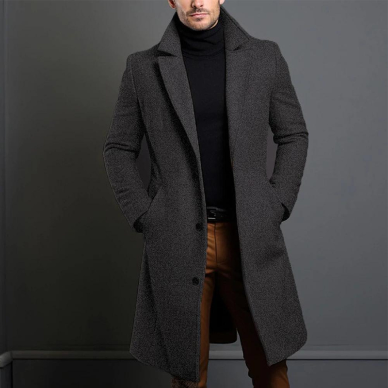 Winter Jacket for Men | Luxury Knitted Long Coat | Superior Warmth