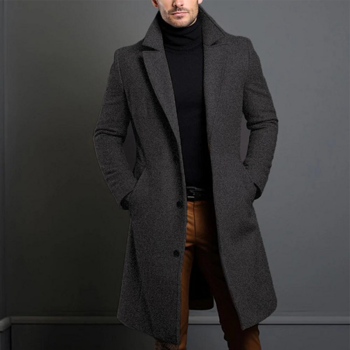 Winter Jacket for Men | Luxury Knitted Long Coat | Superior Warmth